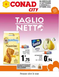 Anteprima dell'opuscolo Conad volantino City Lazio dal negozio Conad valido da 23/09/2026