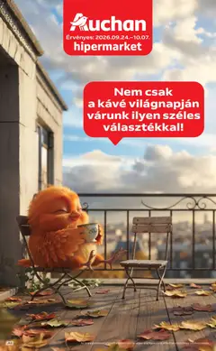 Auchan - Auchan Kávé ajánlatok megtekintése, amely érvényes 2026.09.24.-től