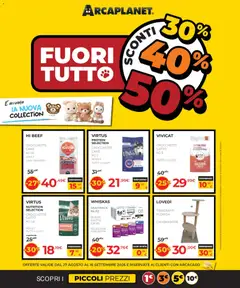Anteprima dell'opuscolo Arcaplanet volantino dal negozio Arcaplanet valido da 27/08/2026