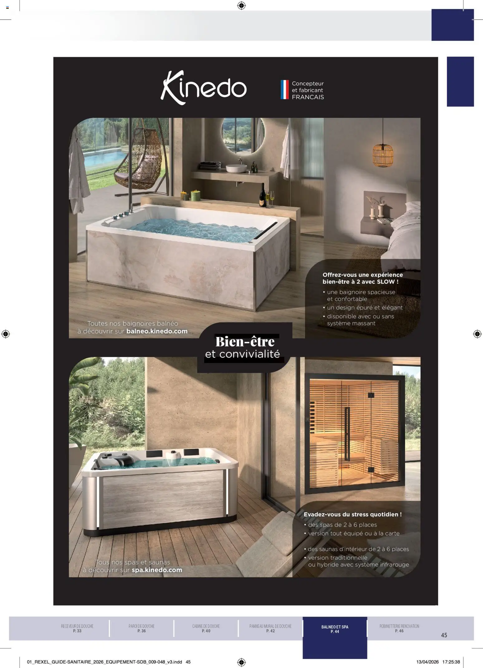 Prévisualisation de Rexel - Brochure Sanitaire du magasin Rexel formulaire valide 20/04/2026 - Baignoire, Douche