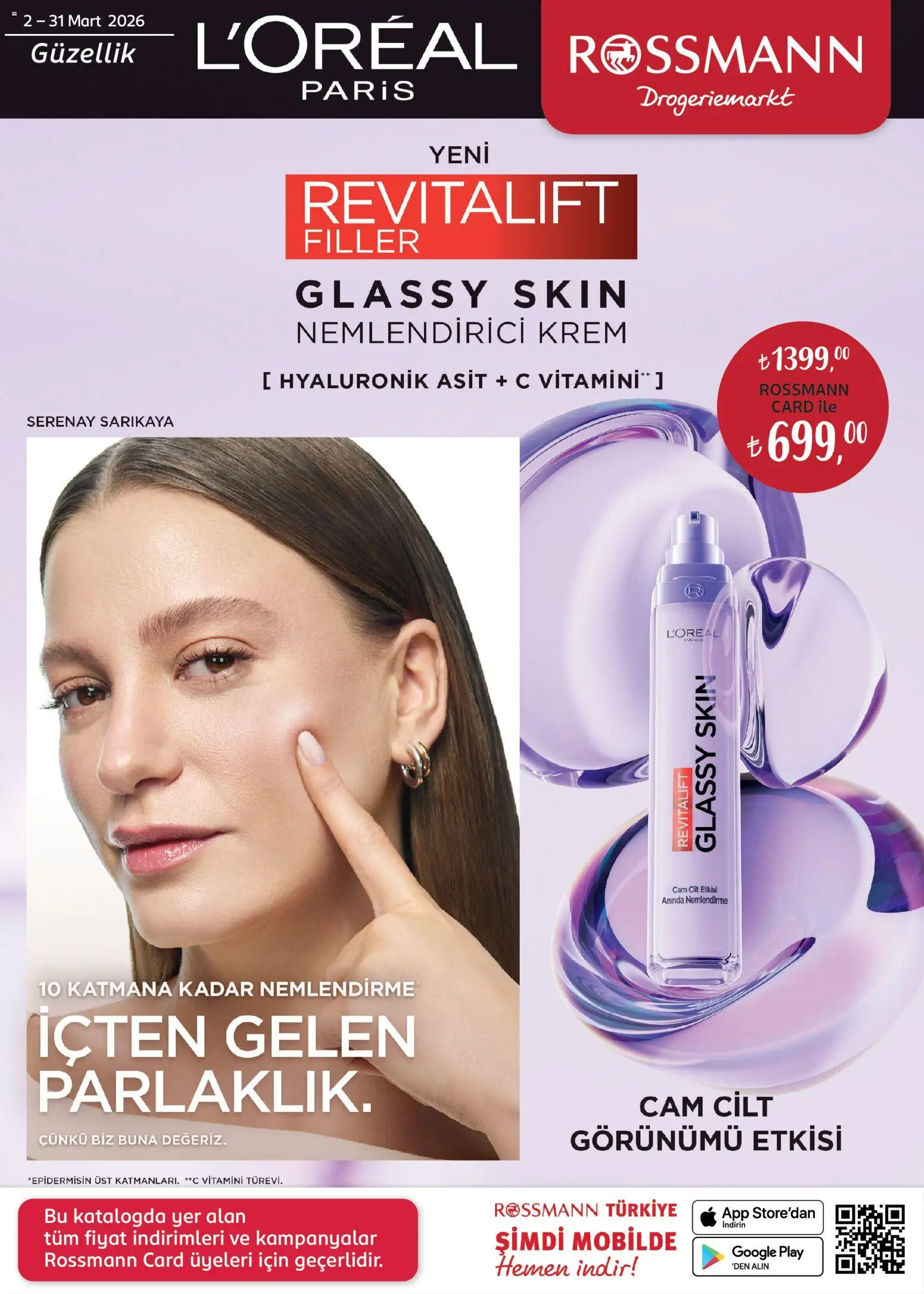 Rossmann Rossmann İndirim 02.03.2026 - Broşürünün önizlemesi