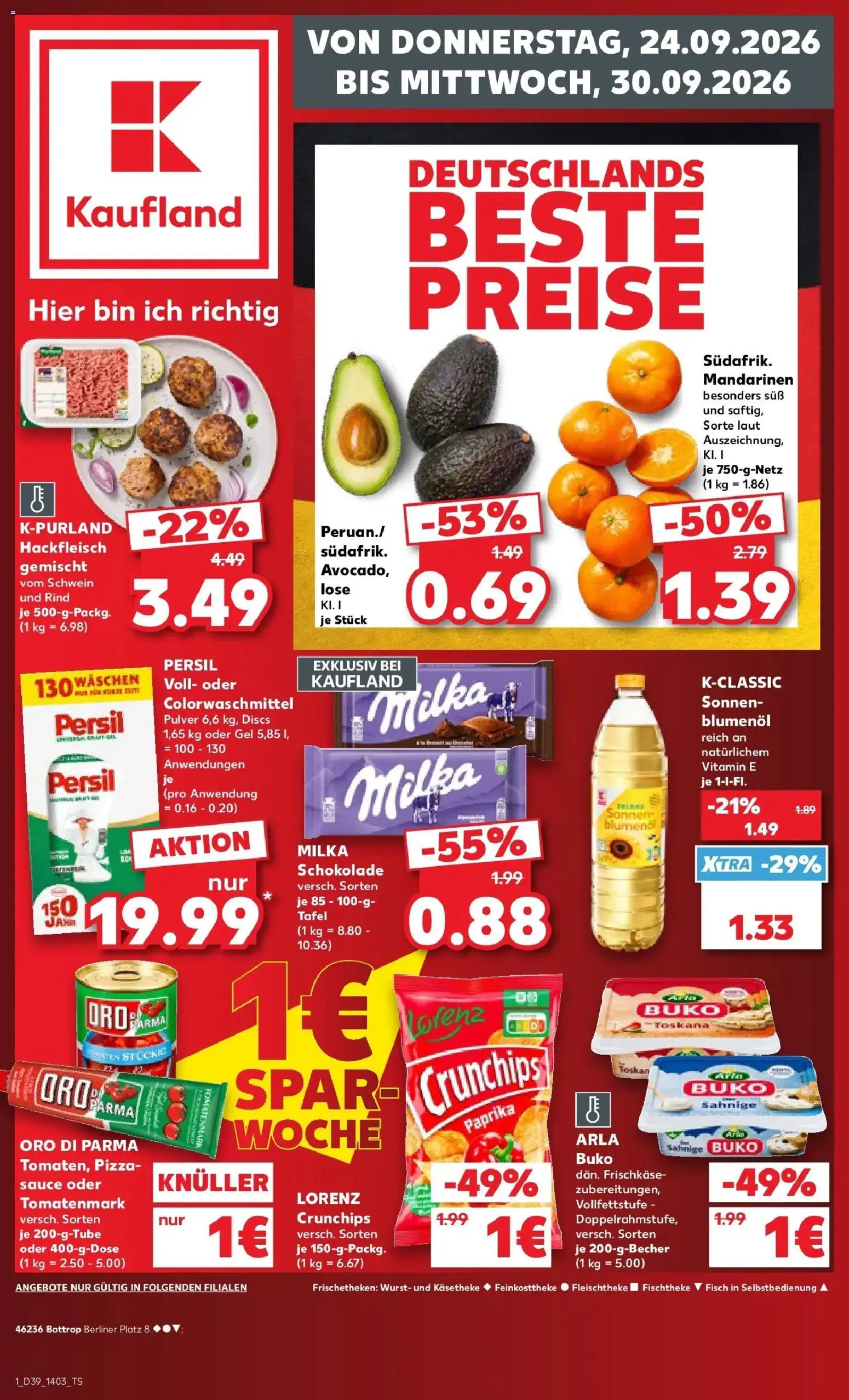 Vorschau von dem Prospekt des Geschäftes Kaufland, gültig ab dem 24.09.2026