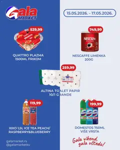 Pregled Gala MARKET kataloga - važi od 15.05.2026