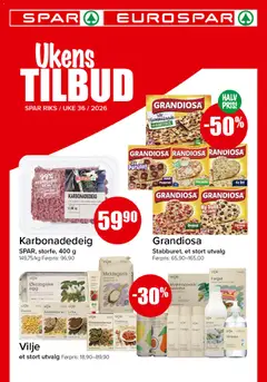 Forhåndsvis Spar kundeavis fra butikk Spar gyldig fra 31/08/2026