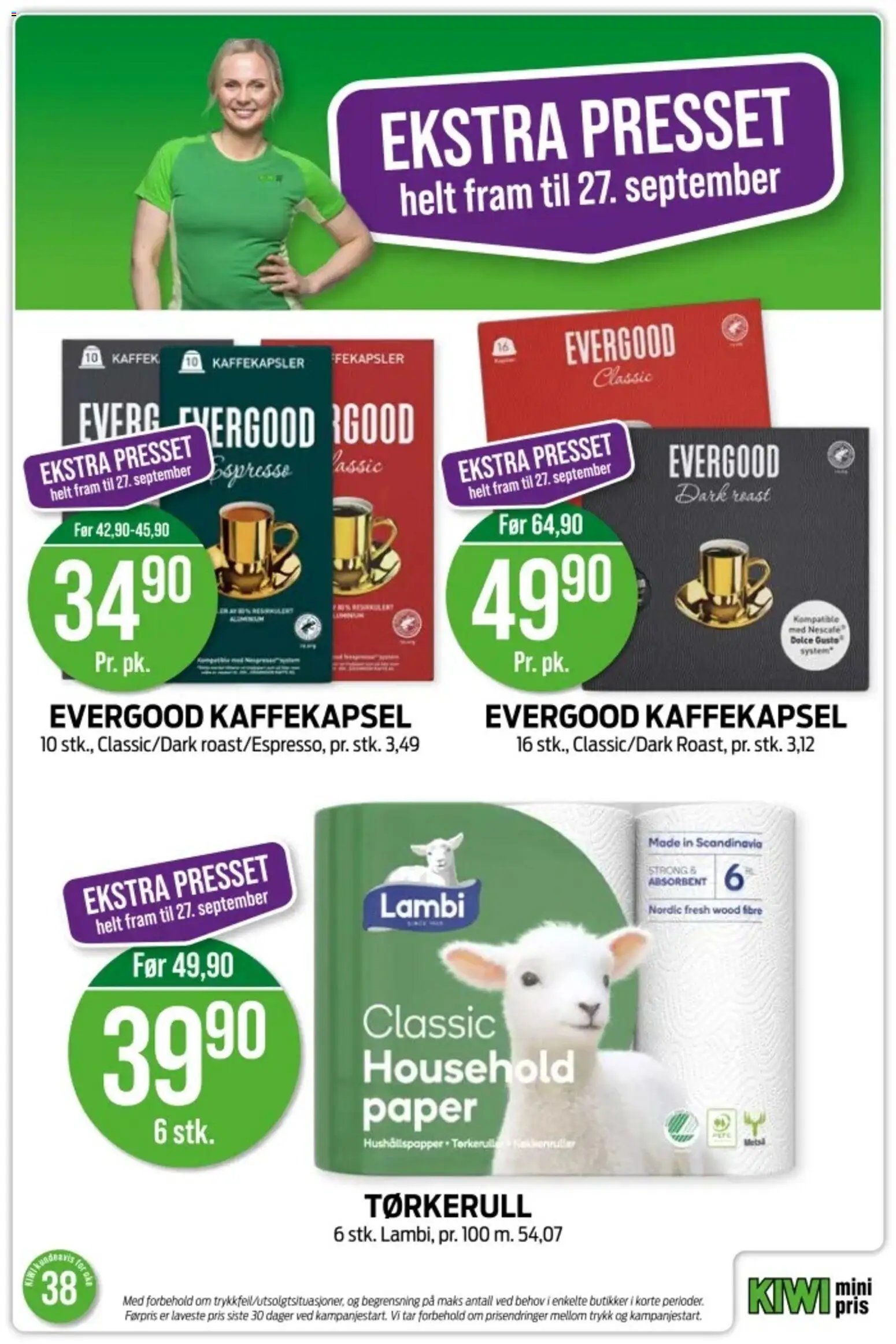 Forhåndsvis Kiwi kundeavis fra butikk Kiwi gyldig fra 14/09/2026