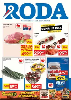Pregled Roda kataloga - važi od 14.05.2026