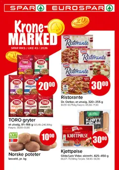 Forhåndsvis Spar kundeavis fra butikk Spar gyldig fra 19/10/2026