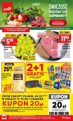 Pogląd gazetki "POLOmarket gazetka" ze sklepu POLOmarket ważnej od 12.08.2026