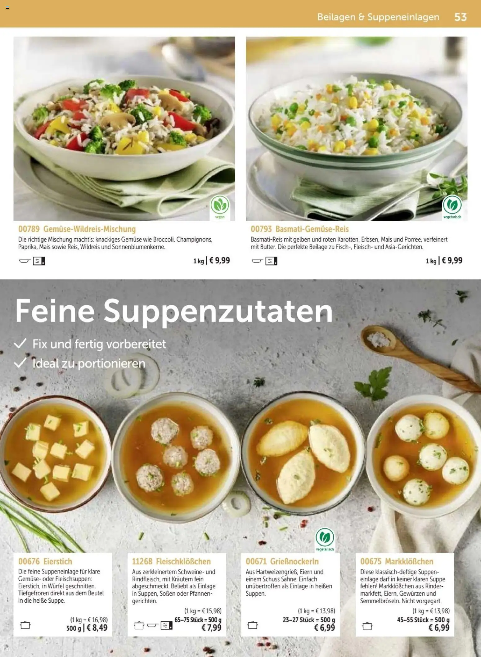 Vorschau von dem Prospekt des Geschäftes Bofrost, gültig ab dem 07.09.2026 - Gemüse, Fleisch, Mais, Basmatireis, Beilagen