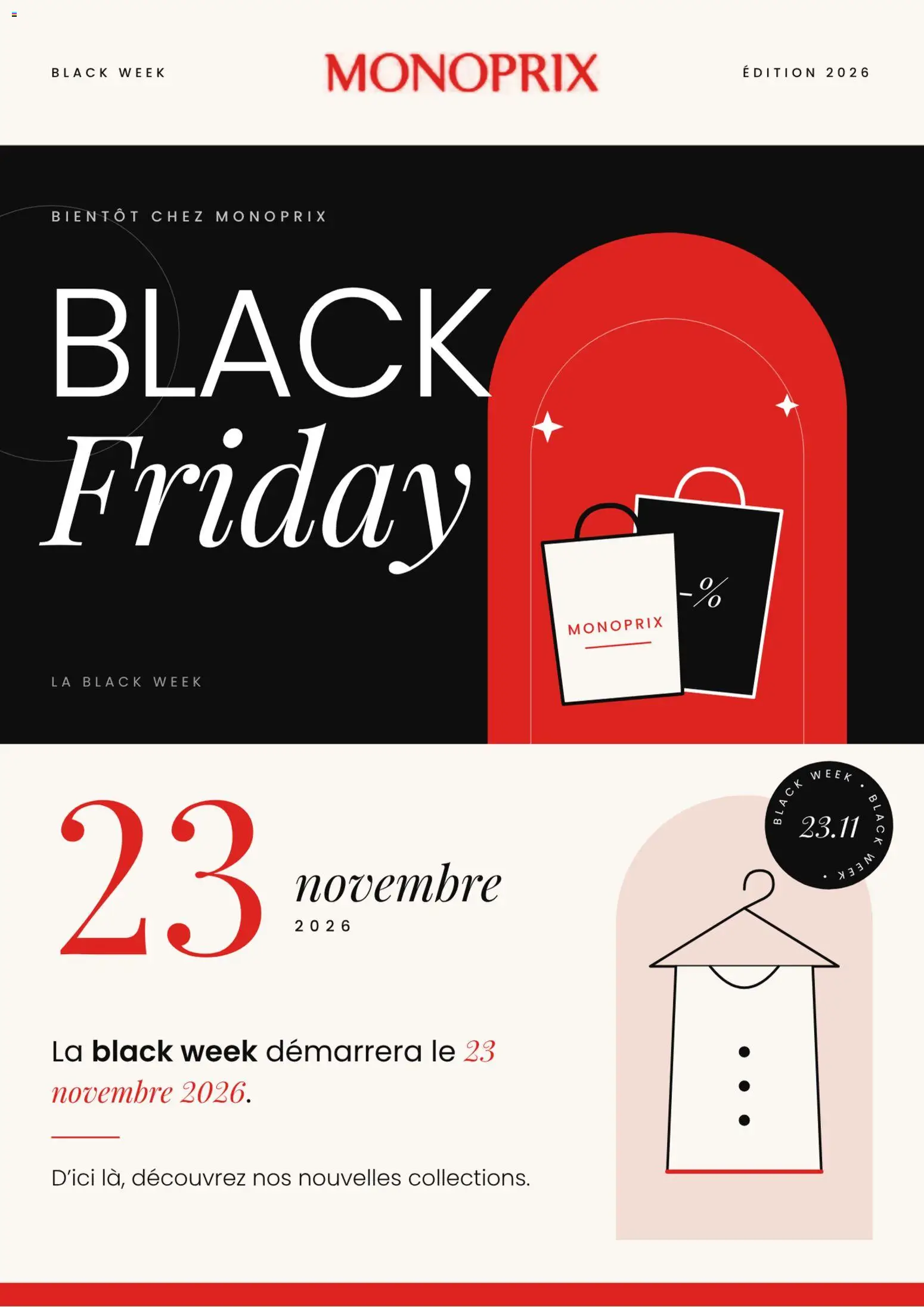 Prévisualisation de Monoprix Black Friday Avis du magasin Monoprix formulaire valide 21/10/2026