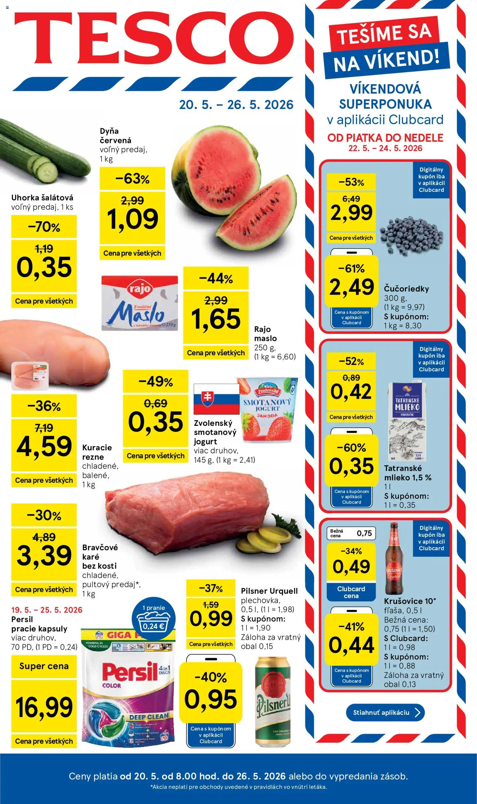 Náhľad Tesco letáku platného od 20.05.2026