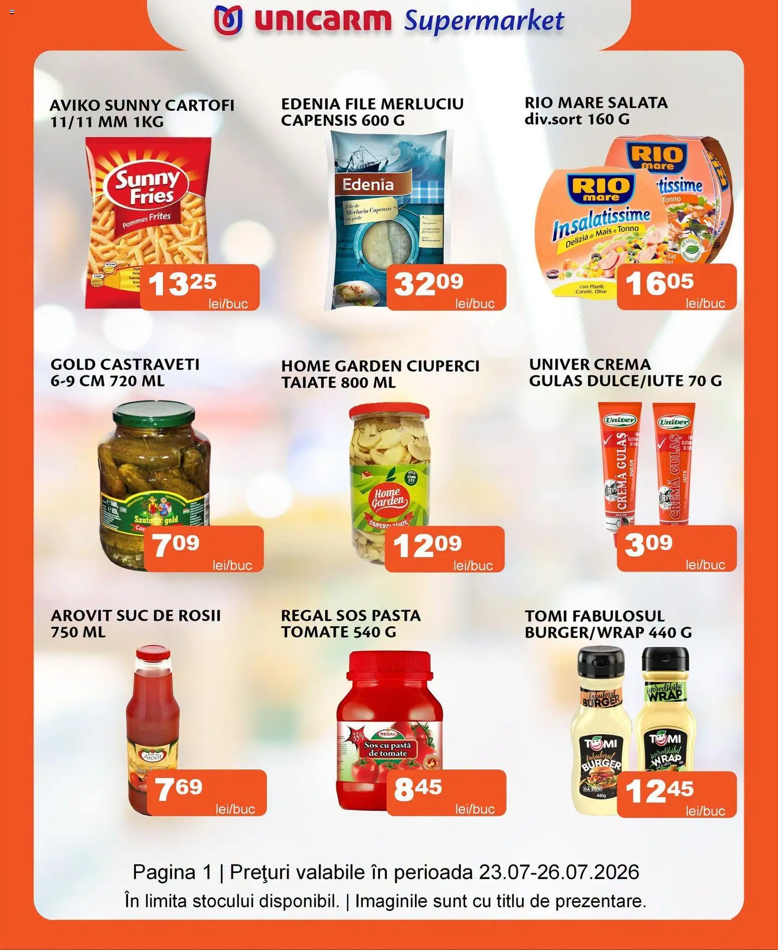 Previzualizarea de cataloage: Unicarm Unicarm Catalog valabil de la 23.07.2026