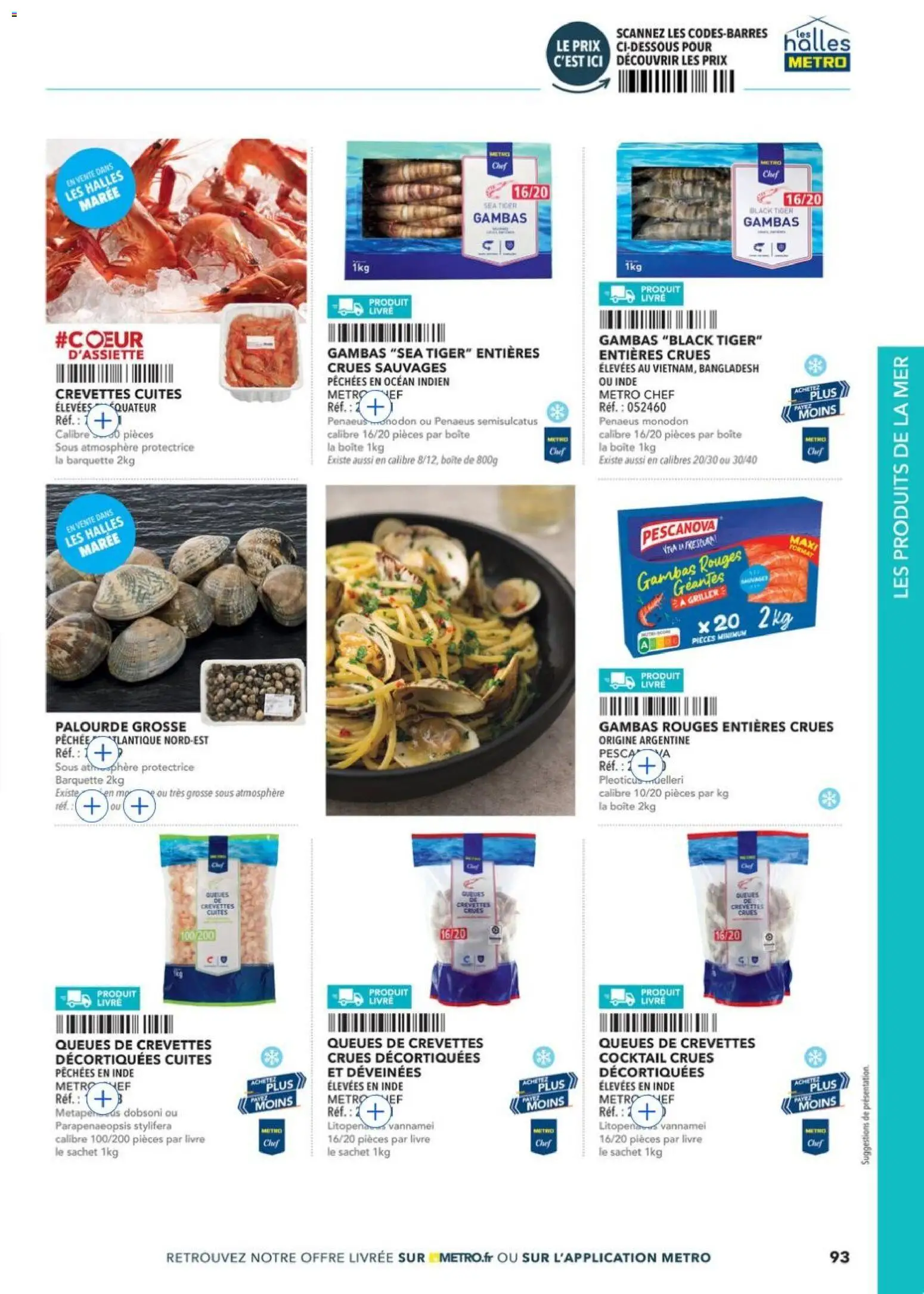 Prévisualisation de METRO - Guide Italie du magasin METRO formulaire valide 28/05/2026 - Cocktail, Livre, Gambas, Mètre, Crevettes, Crevettes crues, Crevettes décortiquées