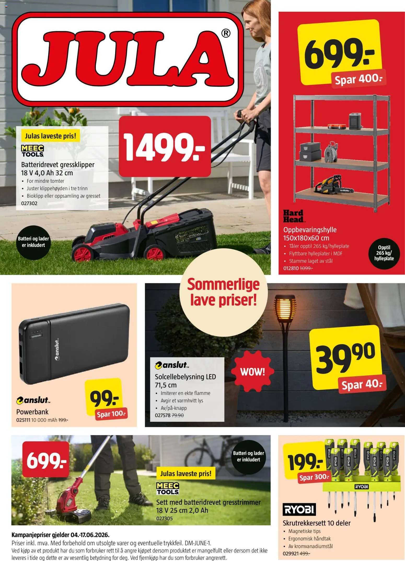 Forhåndsvis Jula kundeavis fra butikk Jula gyldig fra 04/06/2026