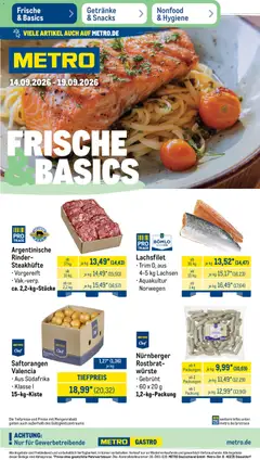Vorschau von dem Prospekt des Geschäftes Metro, gültig ab dem 14.09.2026