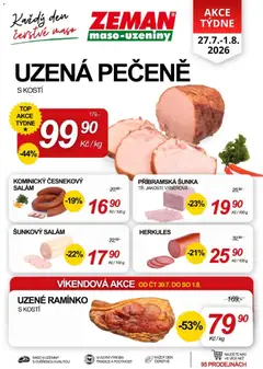 Náhled nabídky: Prodejny Zeman Prodejny Zeman leták platný od 27.07.2026