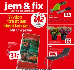 Forhåndsvis Jem & Fix kundeavis fra butikk Jem & Fix gyldig fra 14/06/2026