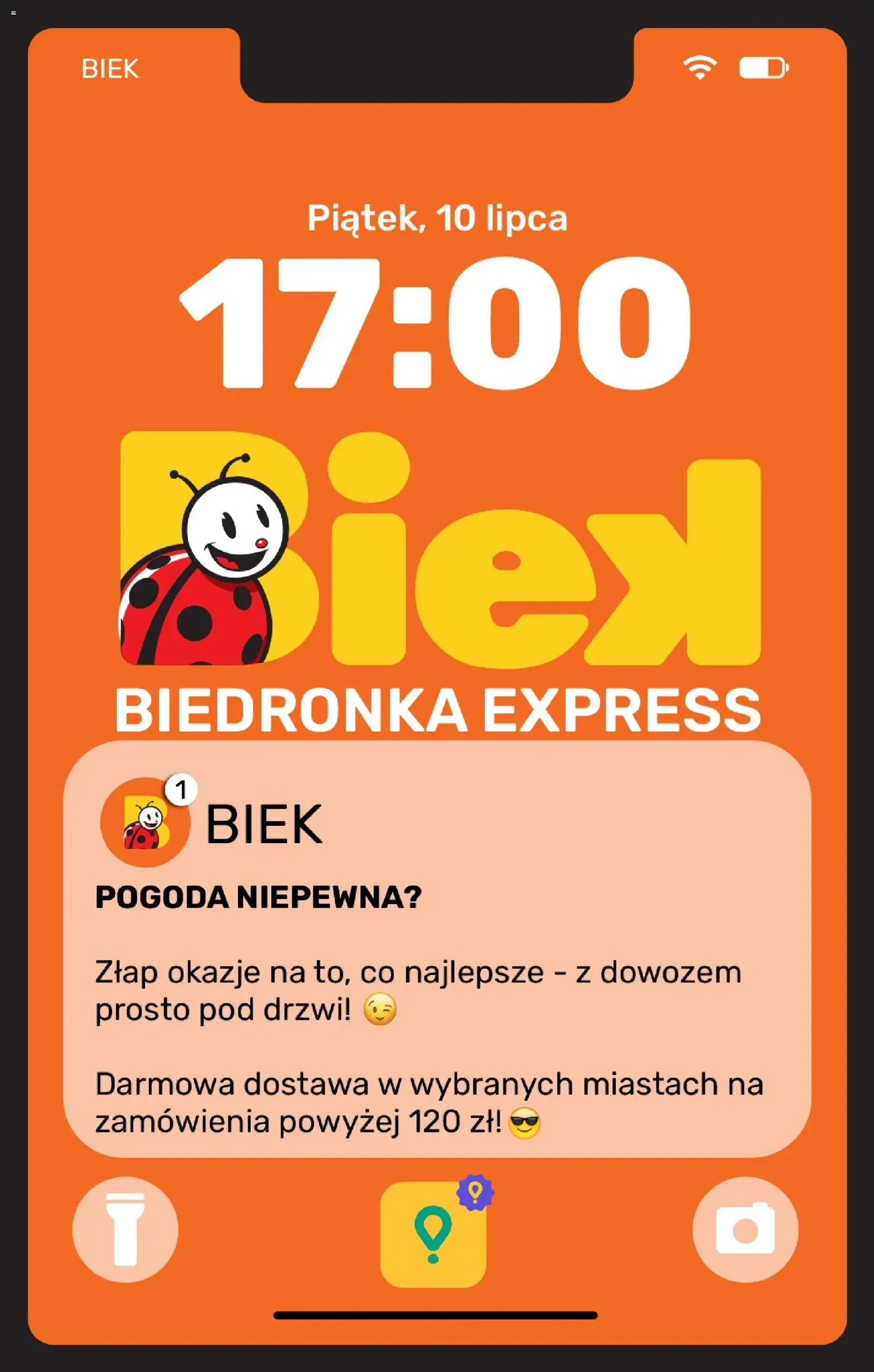 Pogląd gazetki "Biedronka gazetka - Biek" ze sklepu Biedronka ważnej od 10.07.2026