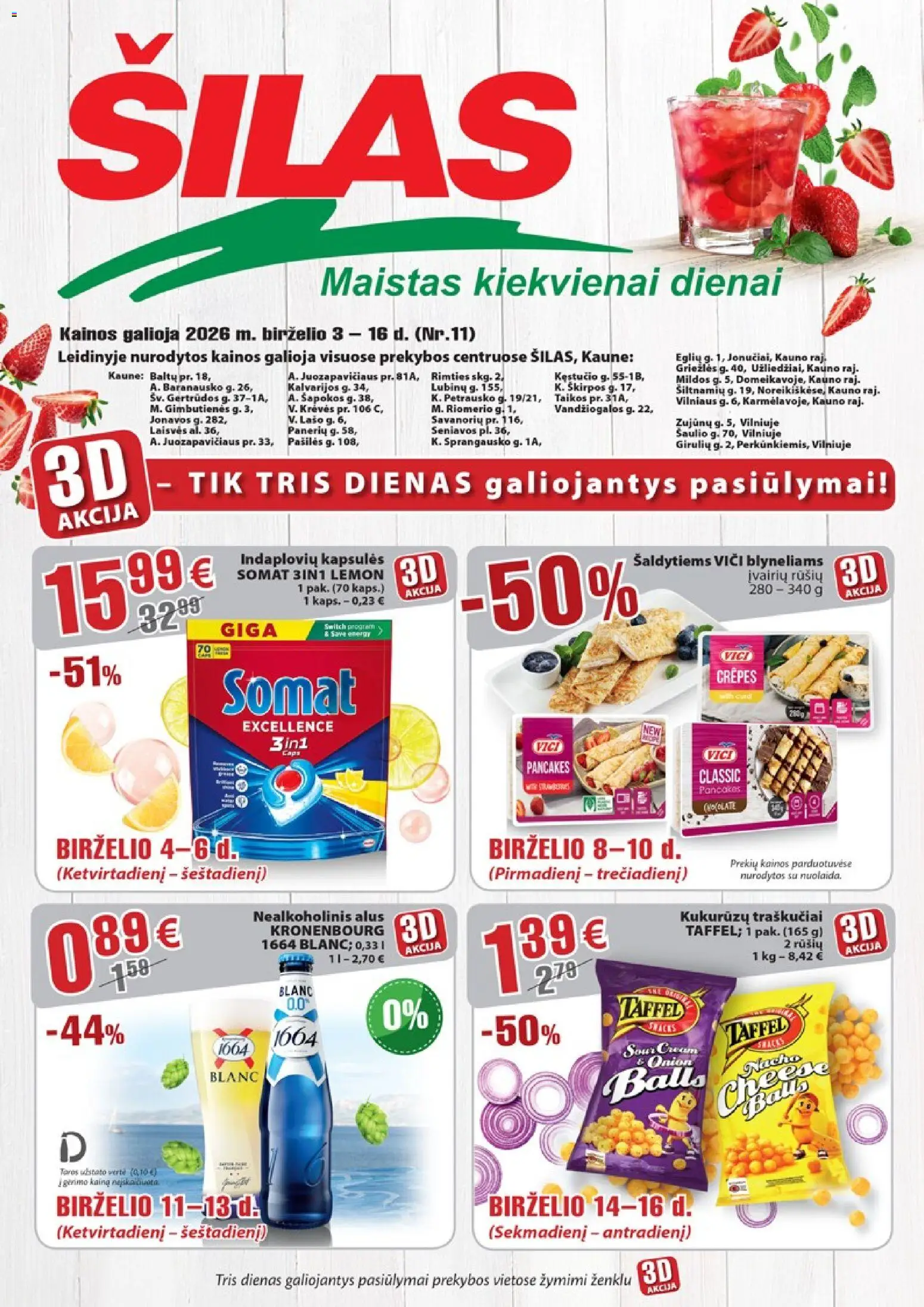 Šilas parduotuvės leidinio Šilas leidinys galiojančio nuo 2026.06.03 peržiūra