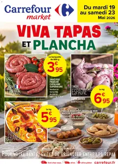 Prévisualisation de Carrefour Market Viva tapas et plancha du magasin Carrefour Market formulaire valide 19/05/2026