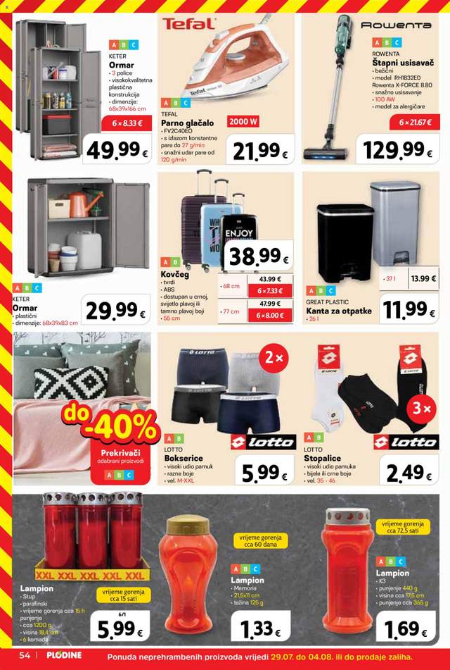 Novi Plodine katalog od 29.07.