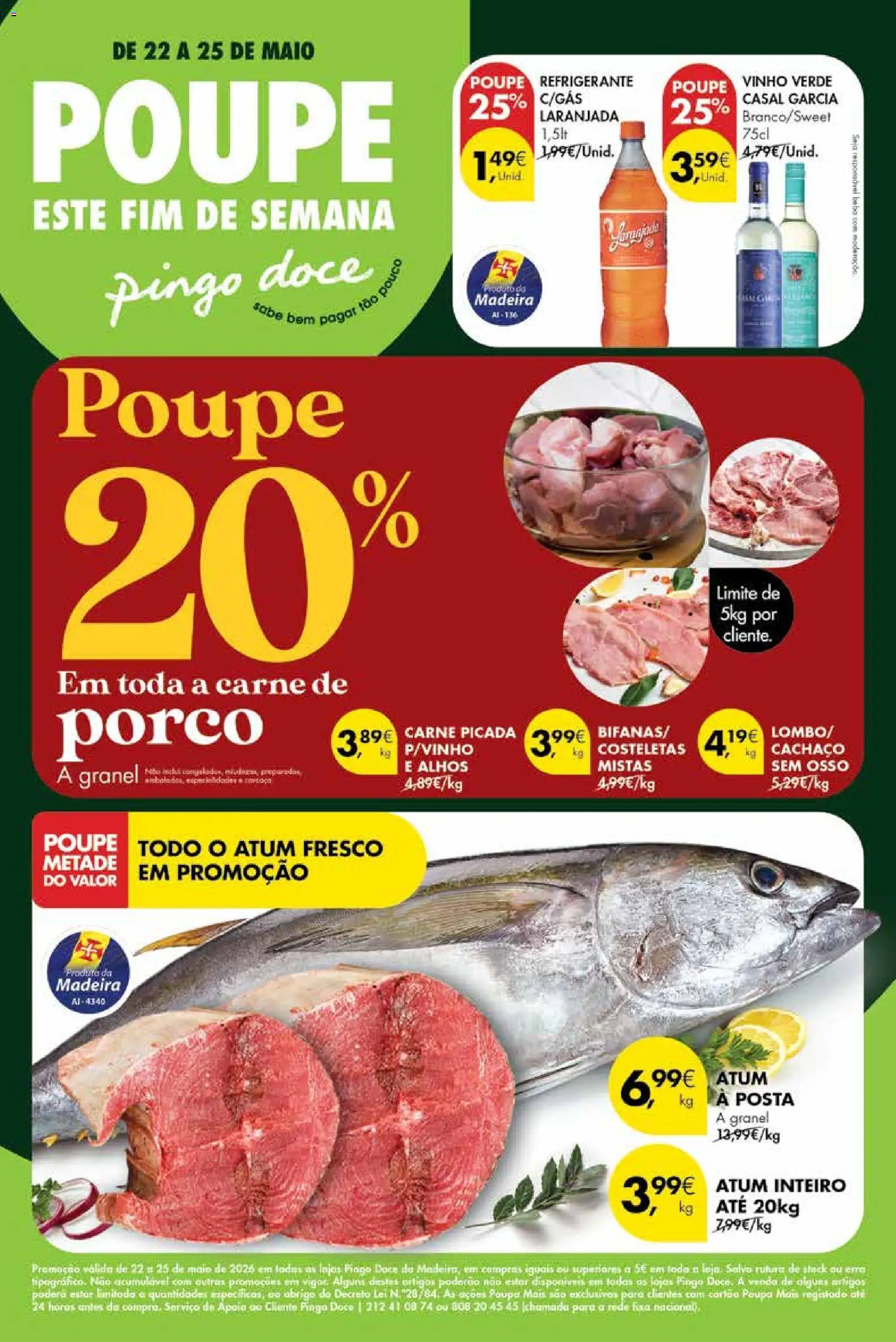 Pré-visualização do folheto da loja Pingo Doce válida a partir de 22/05/2026