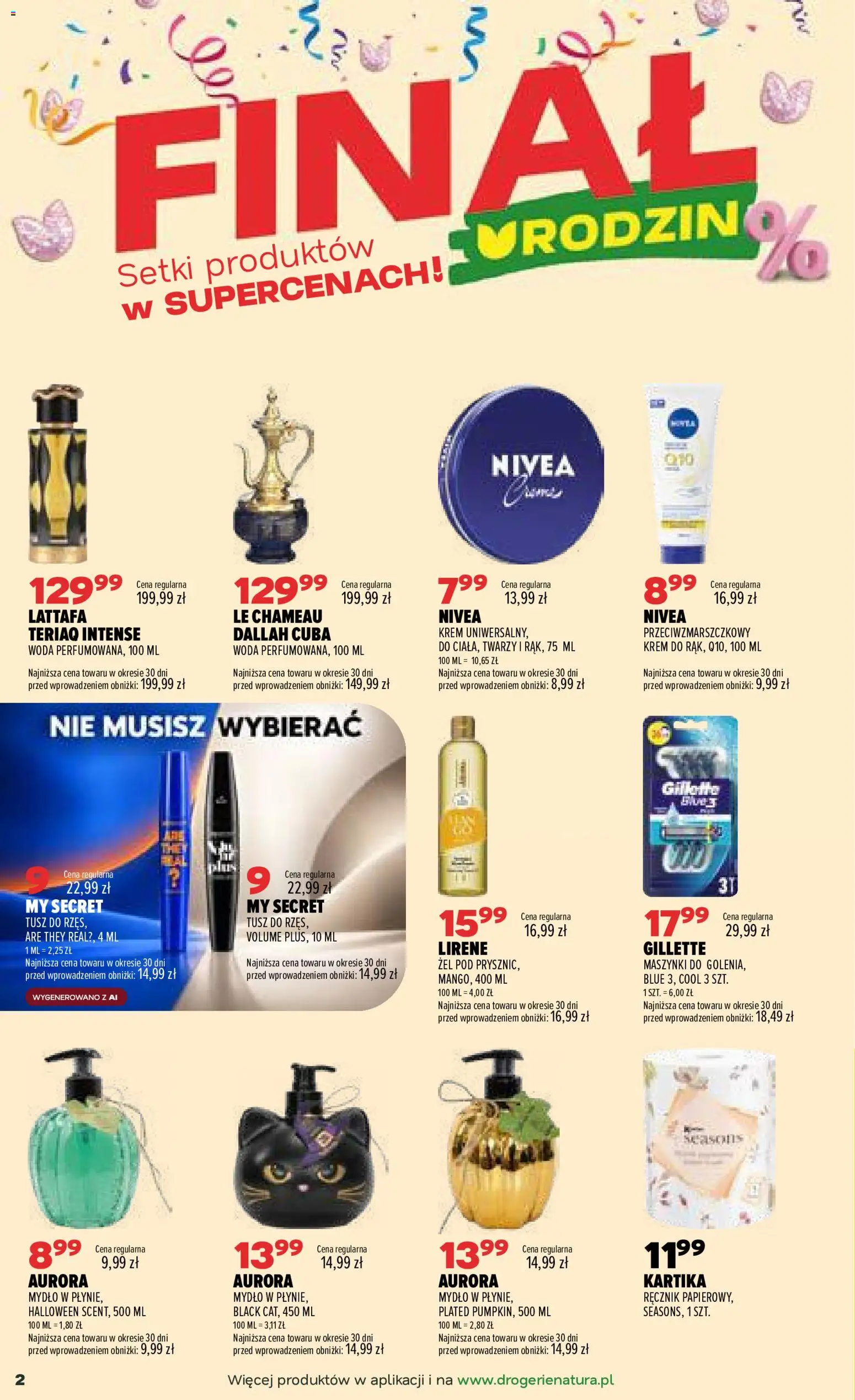 Pogląd gazetki "Drogerie Natura Black Friday" ze sklepu Drogerie Natura ważnej od 15.10.2026