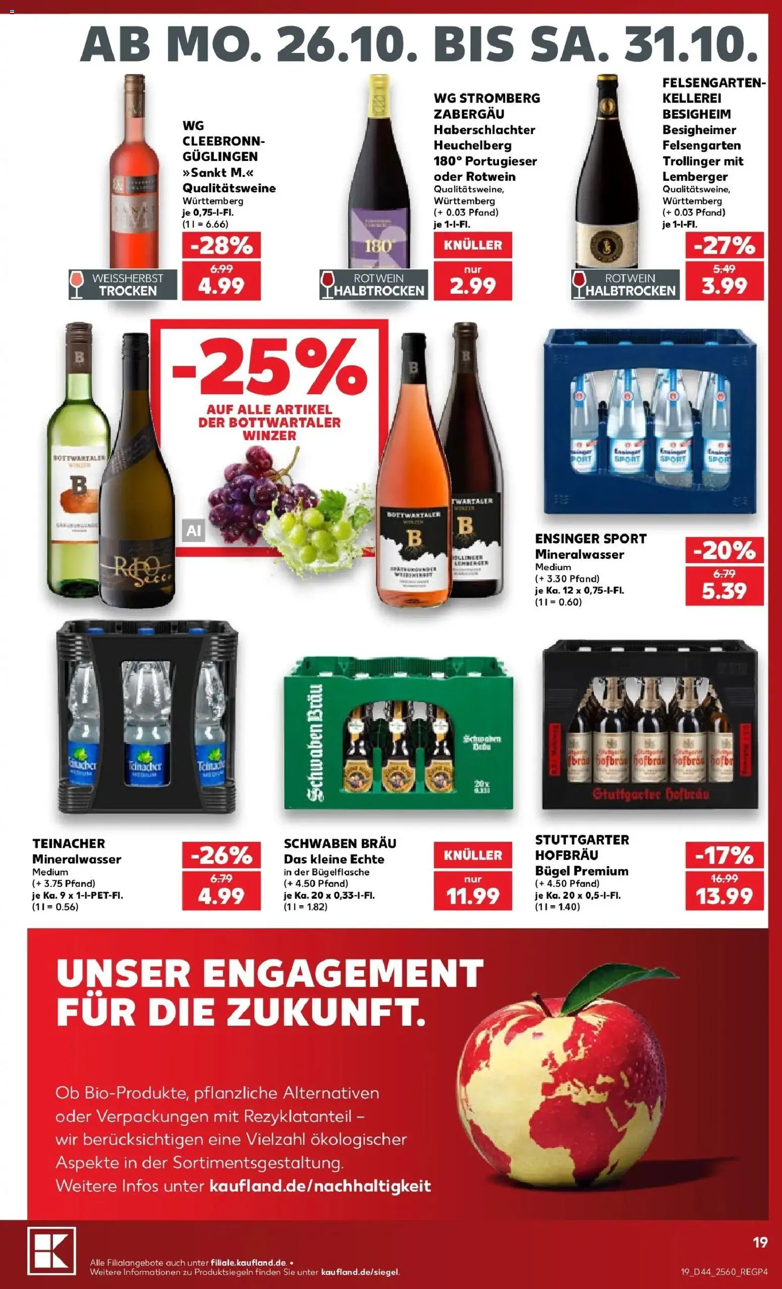 Vorschau von dem Prospekt des Geschäftes Kaufland, gültig ab dem 26.10.2026