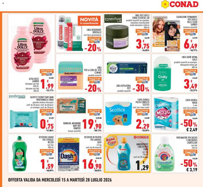 Nuovo volantino Conad dal 15/07