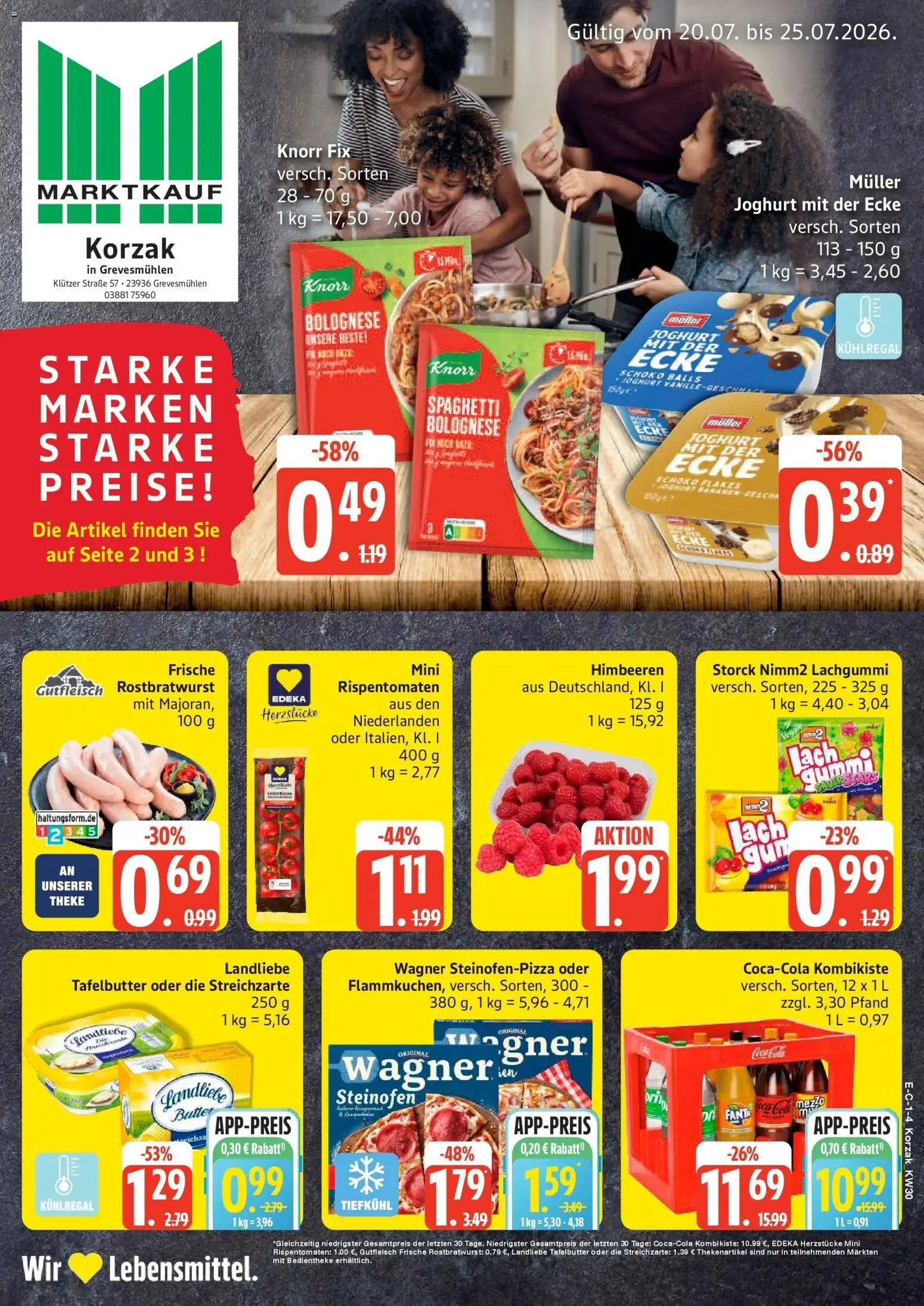 Vorschau von dem Prospekt des Geschäftes Marktkauf, gültig ab dem 20.07.2026