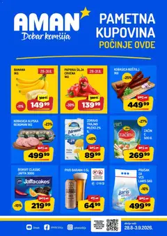Pregled Aman kataloga - važi od 28.08.2026