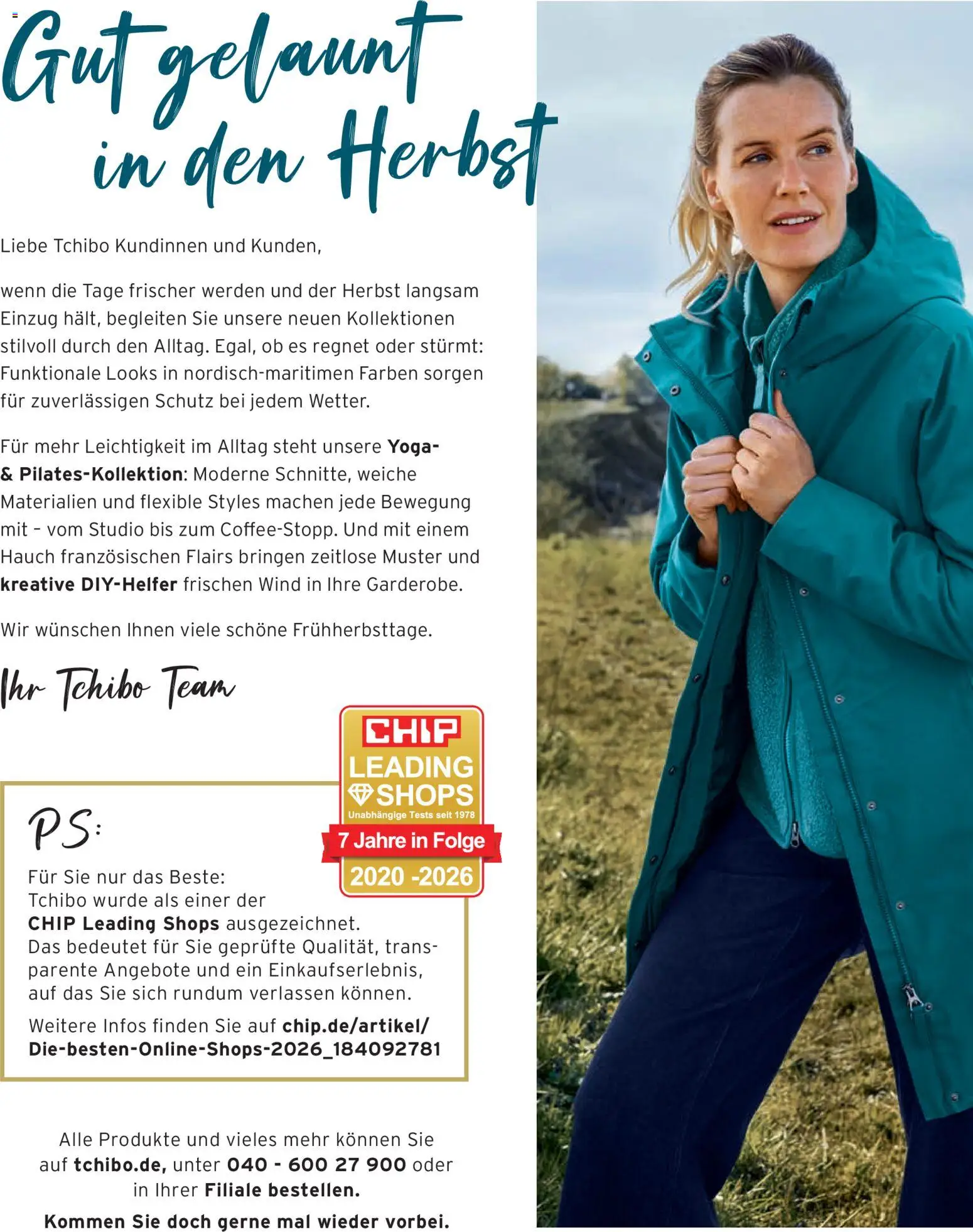 Vorschau von dem Prospekt des Geschäftes Tchibo, gültig ab dem 01.09.2026