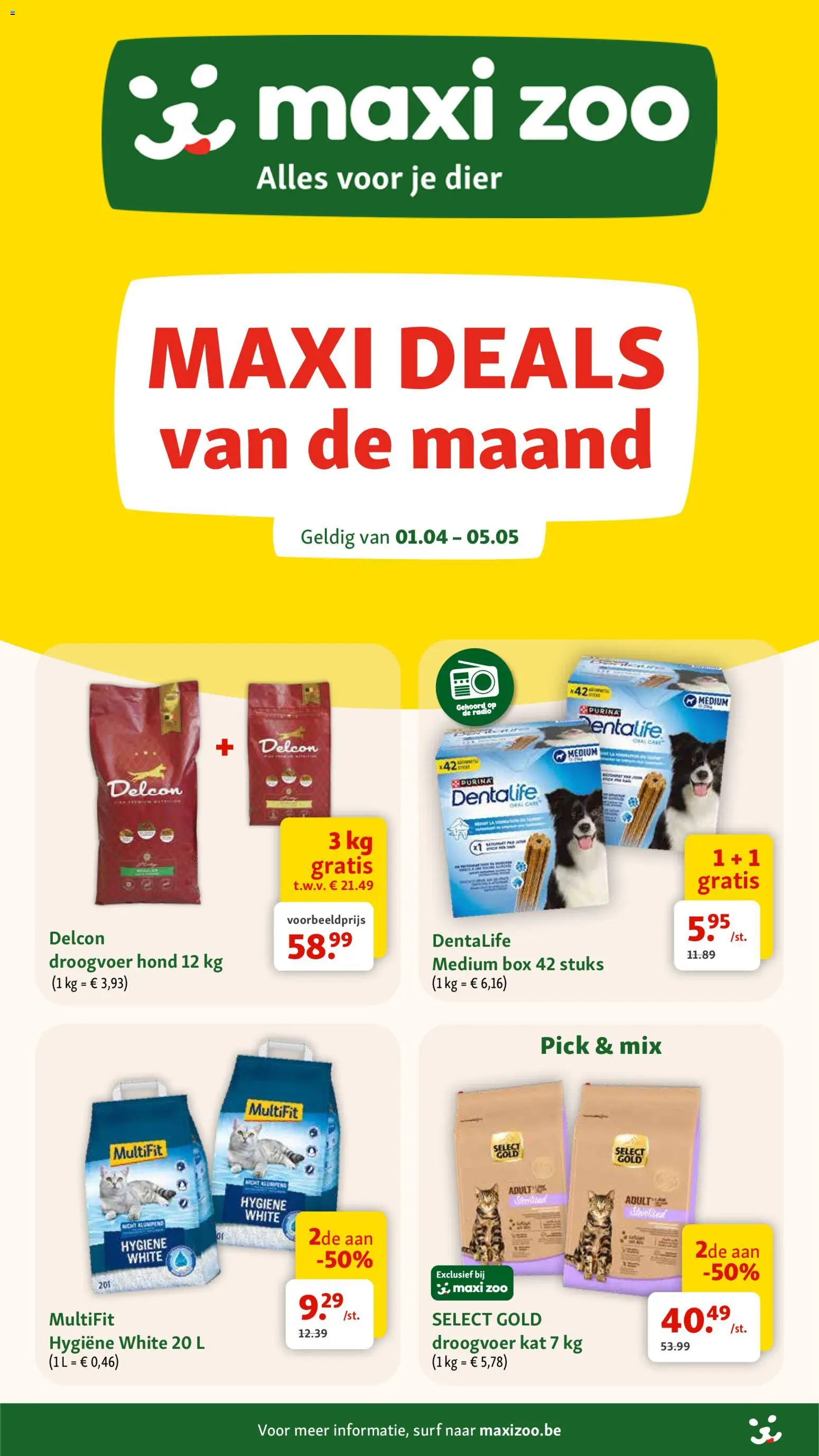 Voorbeeld van Maxi Zoo Folder van winkel Maxi Zoo geldig vanaf 01/04/2026 - Radio, Box