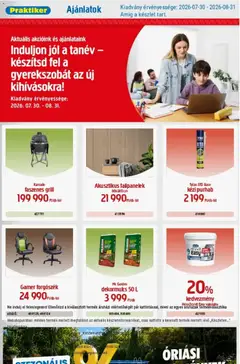 Praktiker - Praktiker akciós újság megtekintése, amely érvényes 2026.07.30.-től