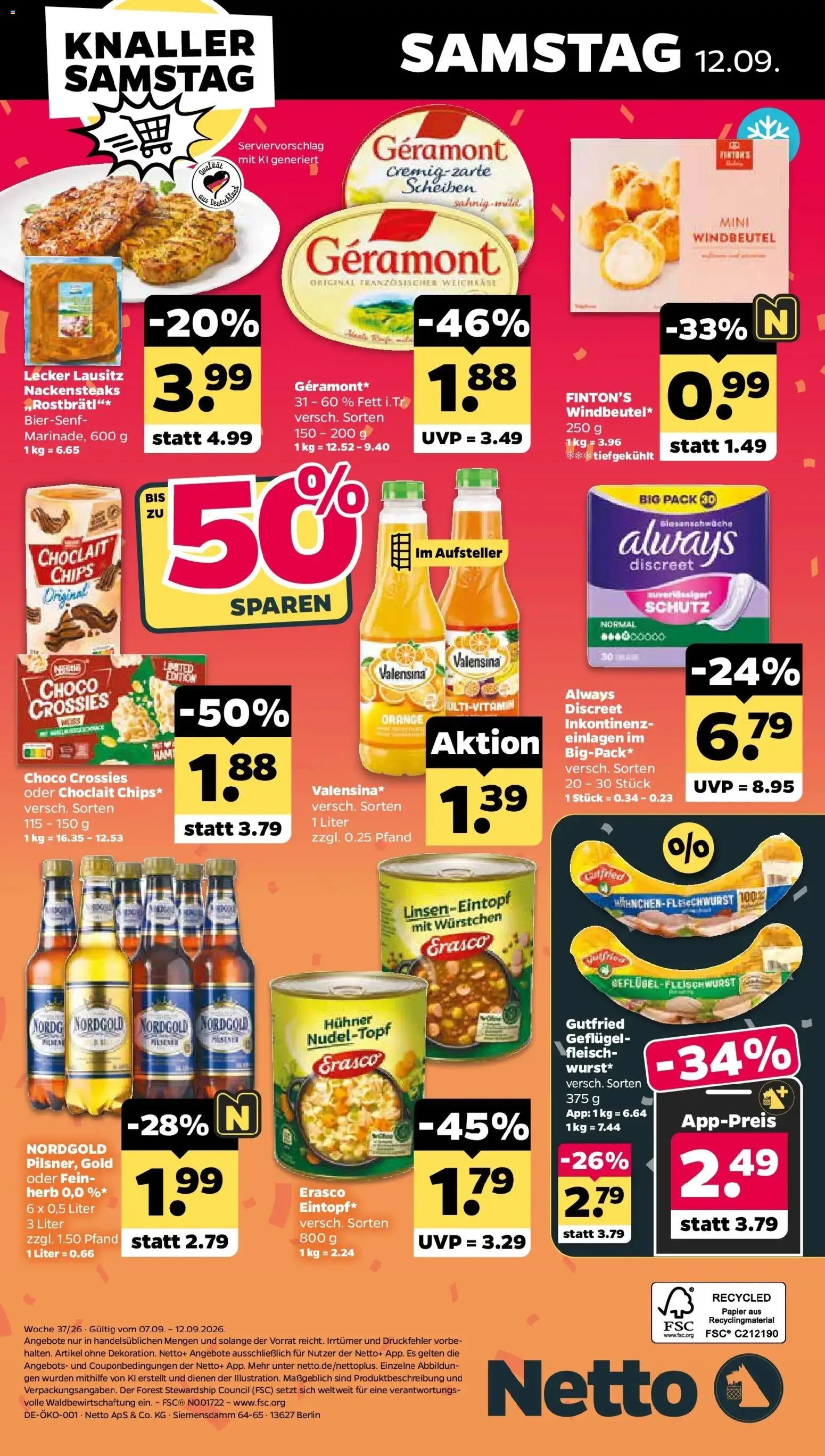 Vorschau von dem Prospekt des Geschäftes Netto, gültig ab dem 07.09.2026
