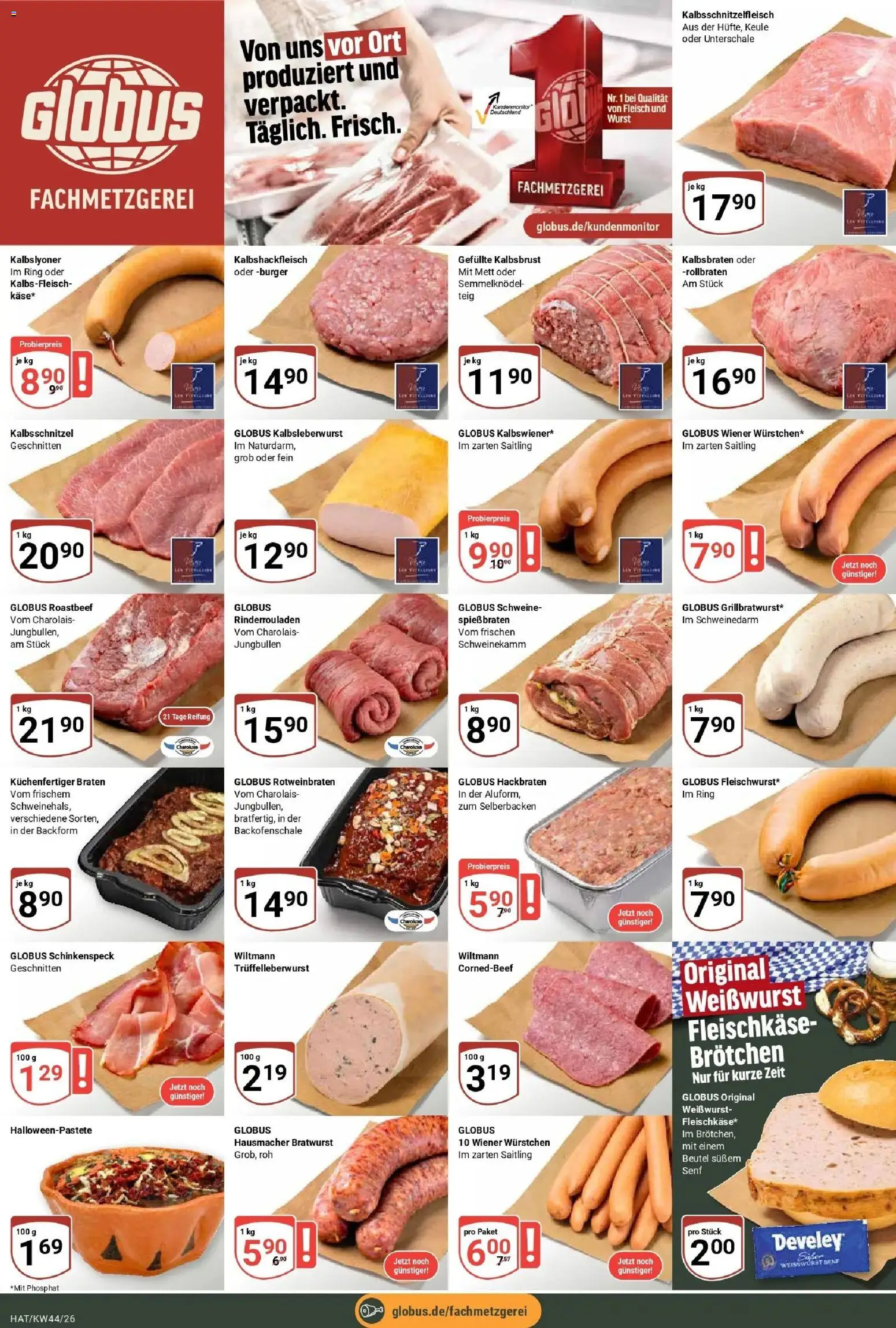 Vorschau von dem Prospekt des Geschäftes Globus, gültig ab dem 26.10.2026