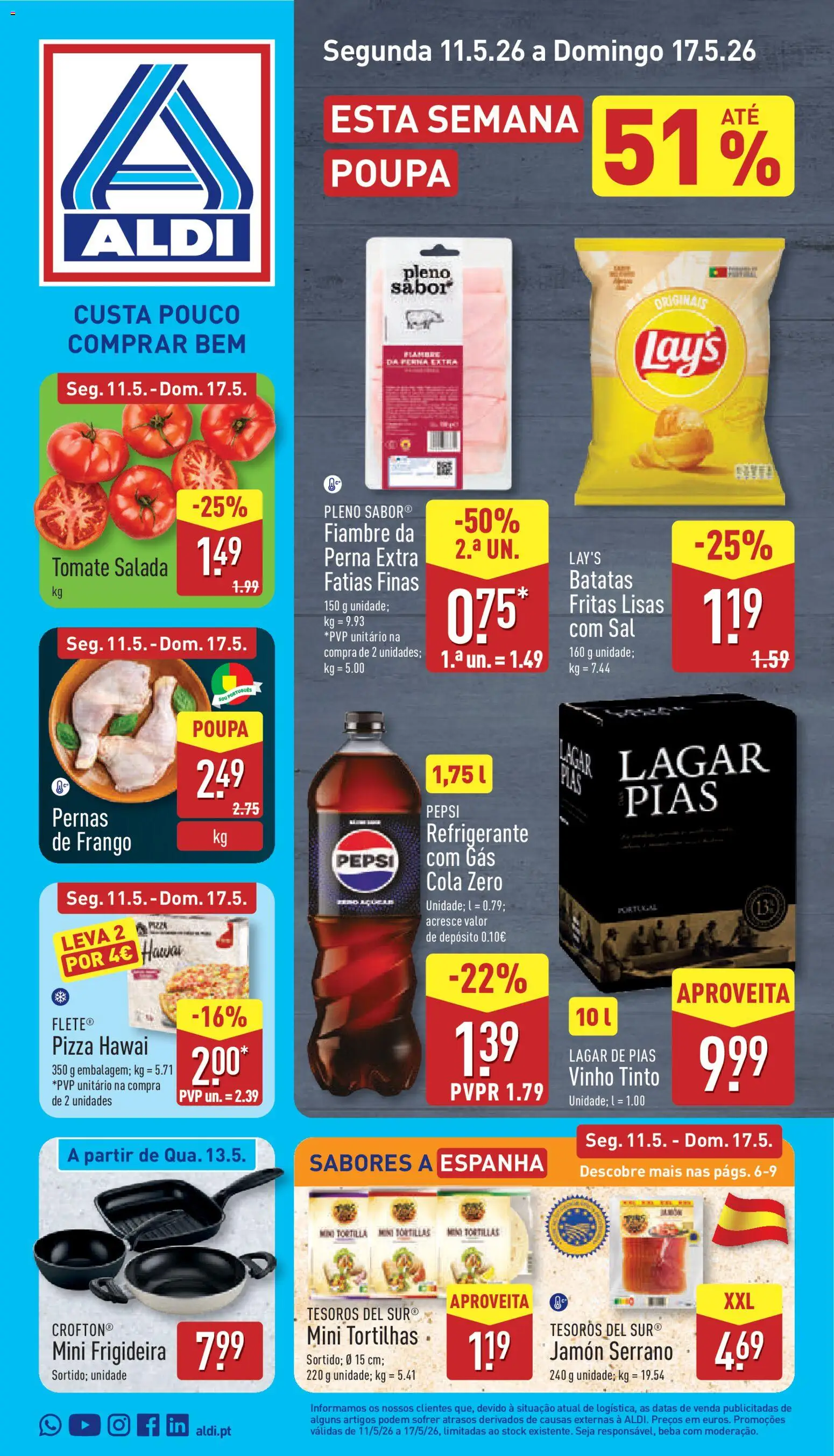 Pré-visualização do folheto da loja Aldi válida a partir de 11/05/2026