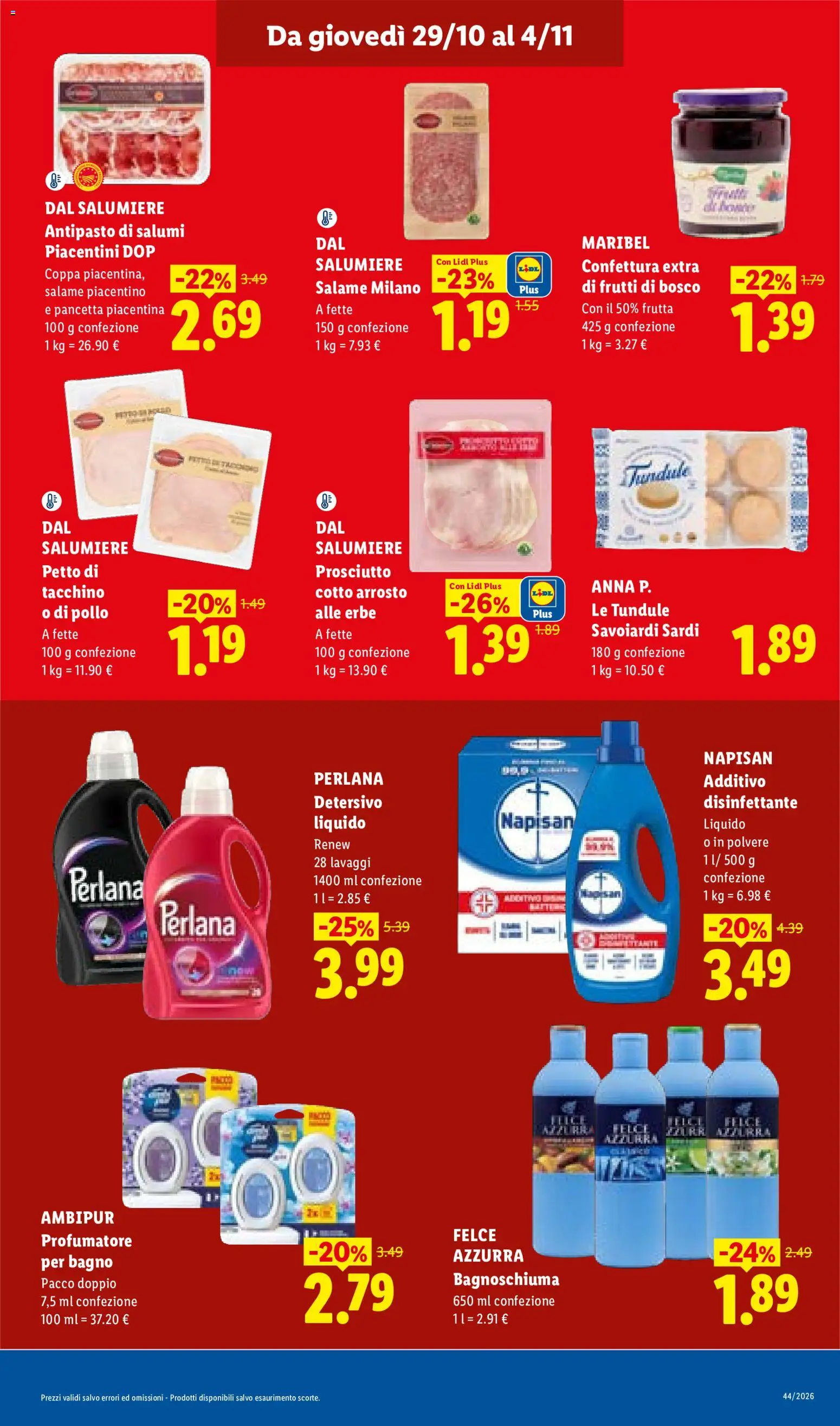 Anteprima dell'opuscolo Lidl volantino dal negozio Lidl valido da 29/10/2026
