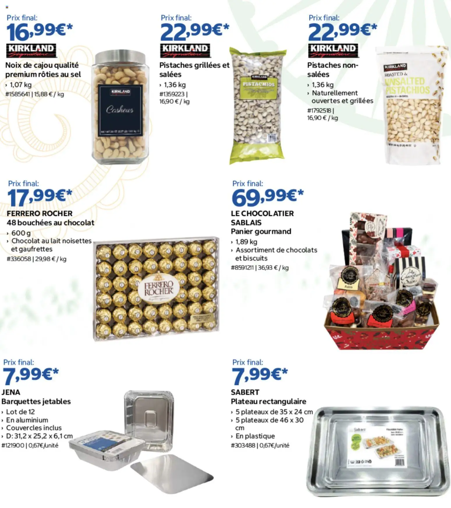 Prévisualisation de Costco Célébrer Diwali du magasin Costco formulaire valide 27/10/2026 - Chocolat, Lait, Noix de cajou, Chocolat au lait, Noisettes, Pistaches, Gaufrettes, Assortiment de chocolats
