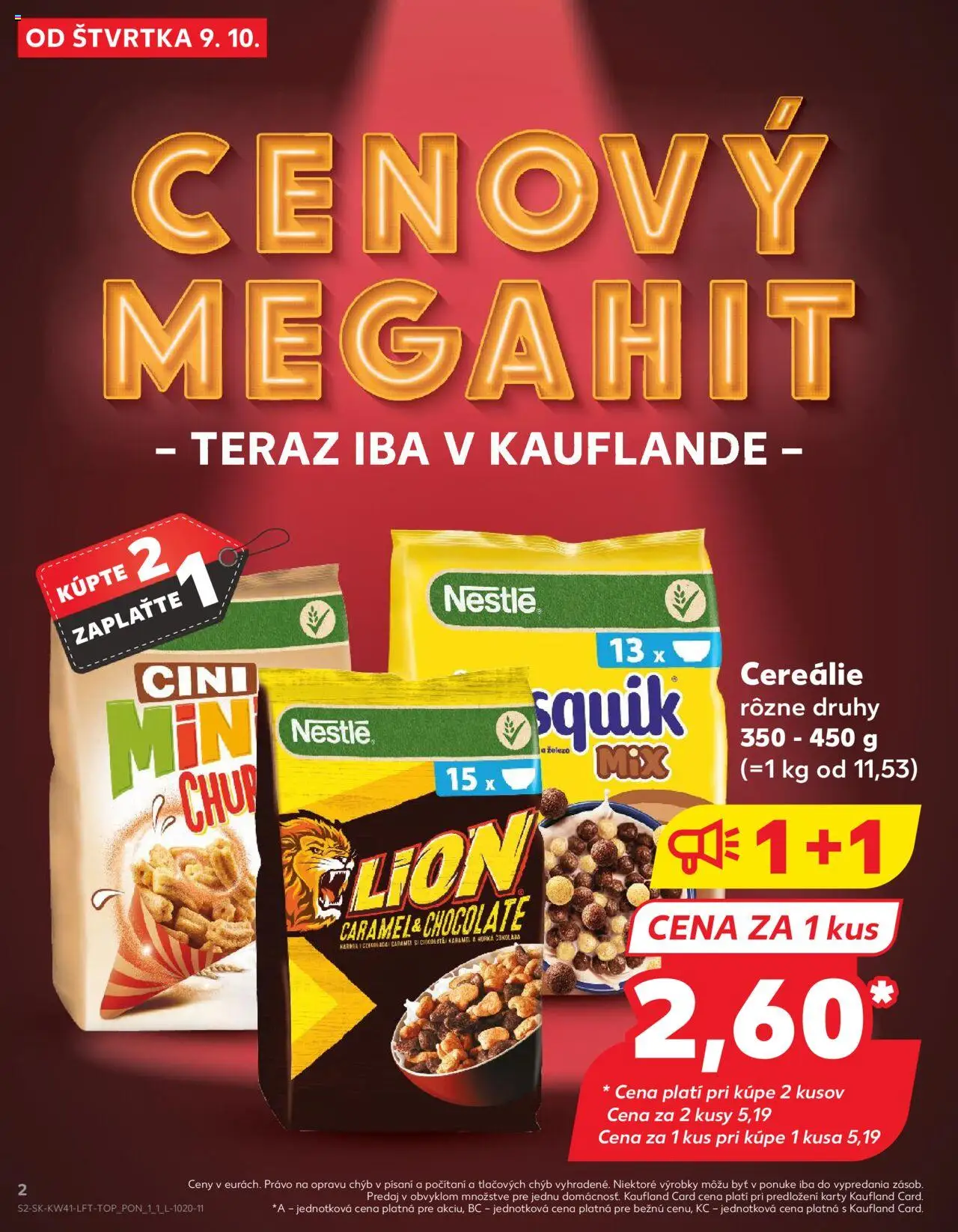 Náhľad Kaufland letáku platného od 09.10.2025