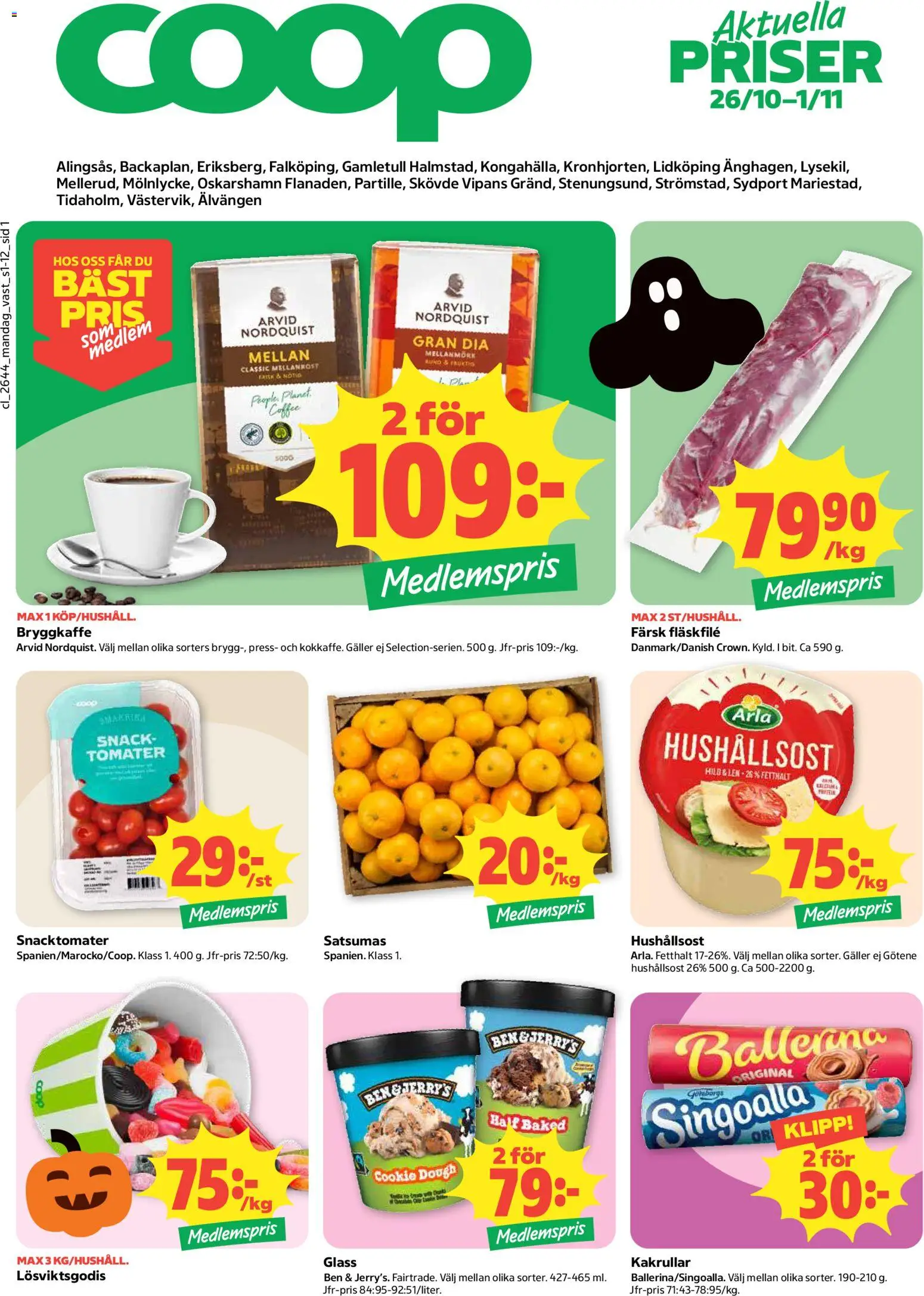 Förhandsgranska reklamblad Coop erbjudanden från butik Coop gäller från 26/10/2026