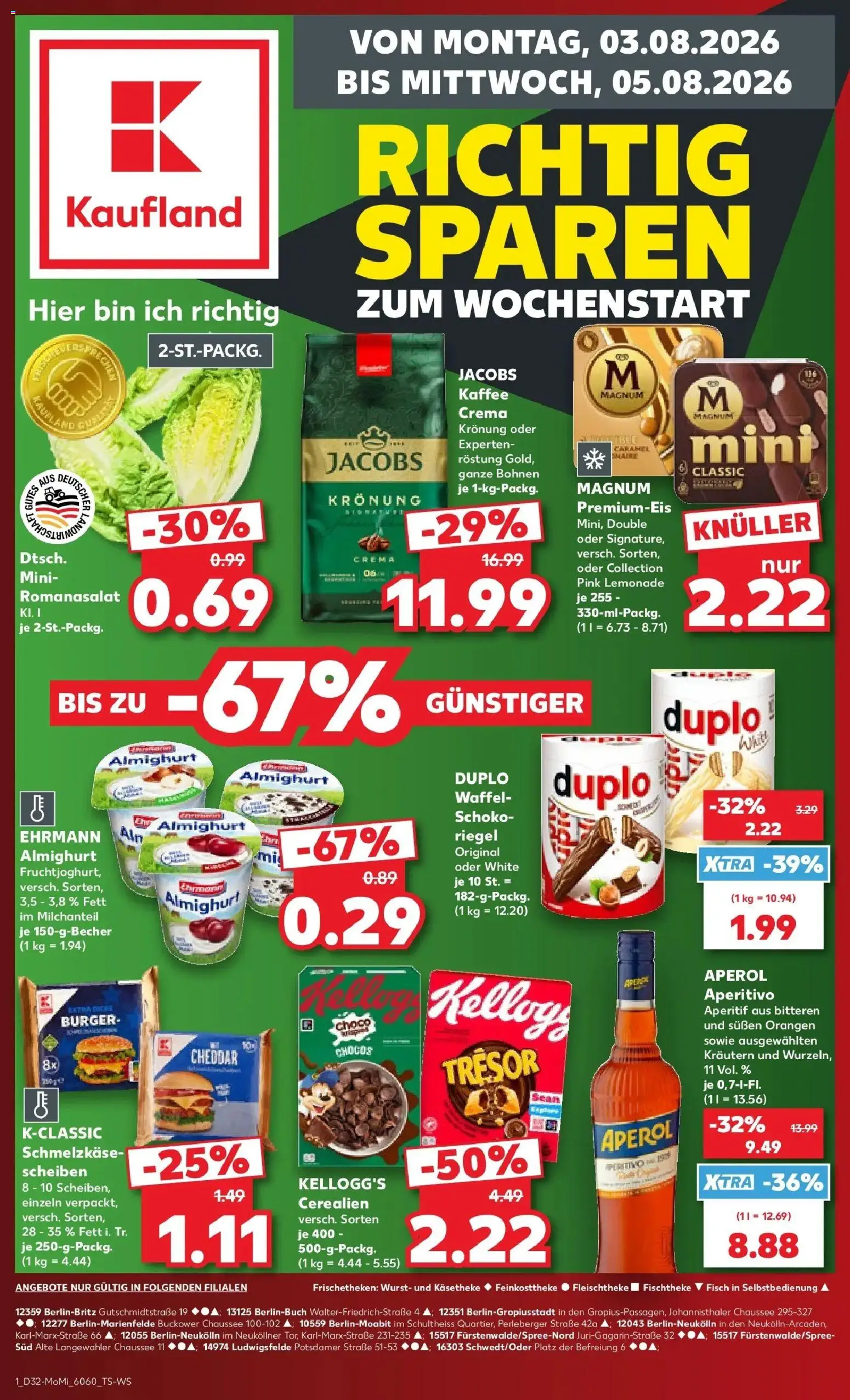 Vorschau von dem Prospekt des Geschäftes Kaufland, gültig ab dem 03.08.2026