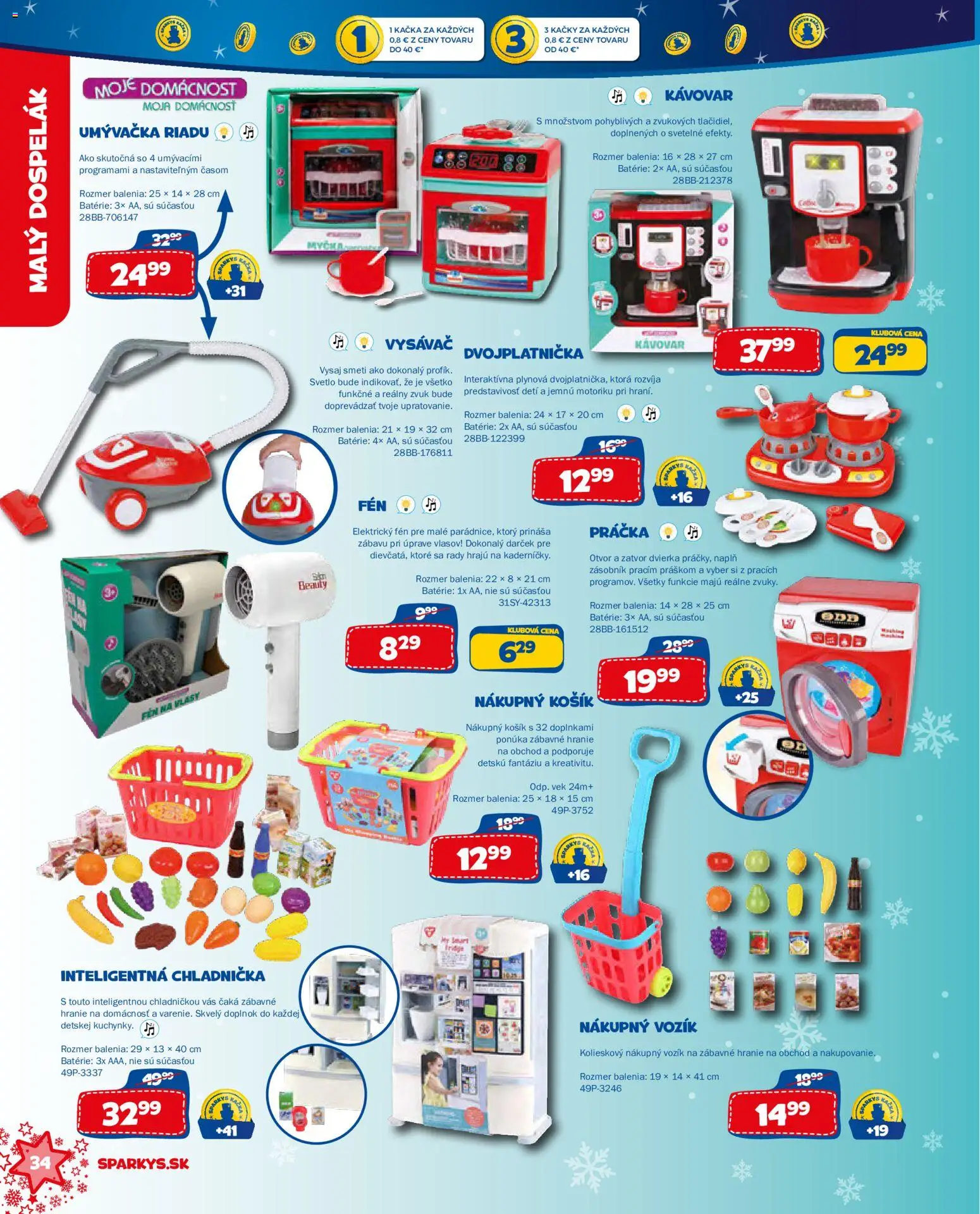 Náhľad ALLTOYS letáku platného od 06.10.2026 - Kávovar, Vysávač, Chladnička, Kačka, Svetlo, Batérie, Fén, Umývačka