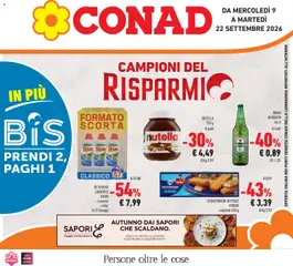 Anteprima dell'opuscolo Conad volantino Lombardia dal negozio Conad valido da 09/09/2026