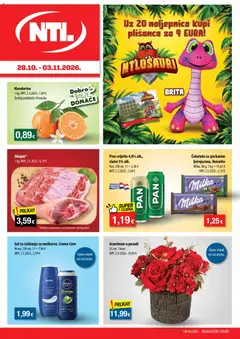 Pregled letka NTL Katalog trgovine NTL vrijedi od 28.10.2026