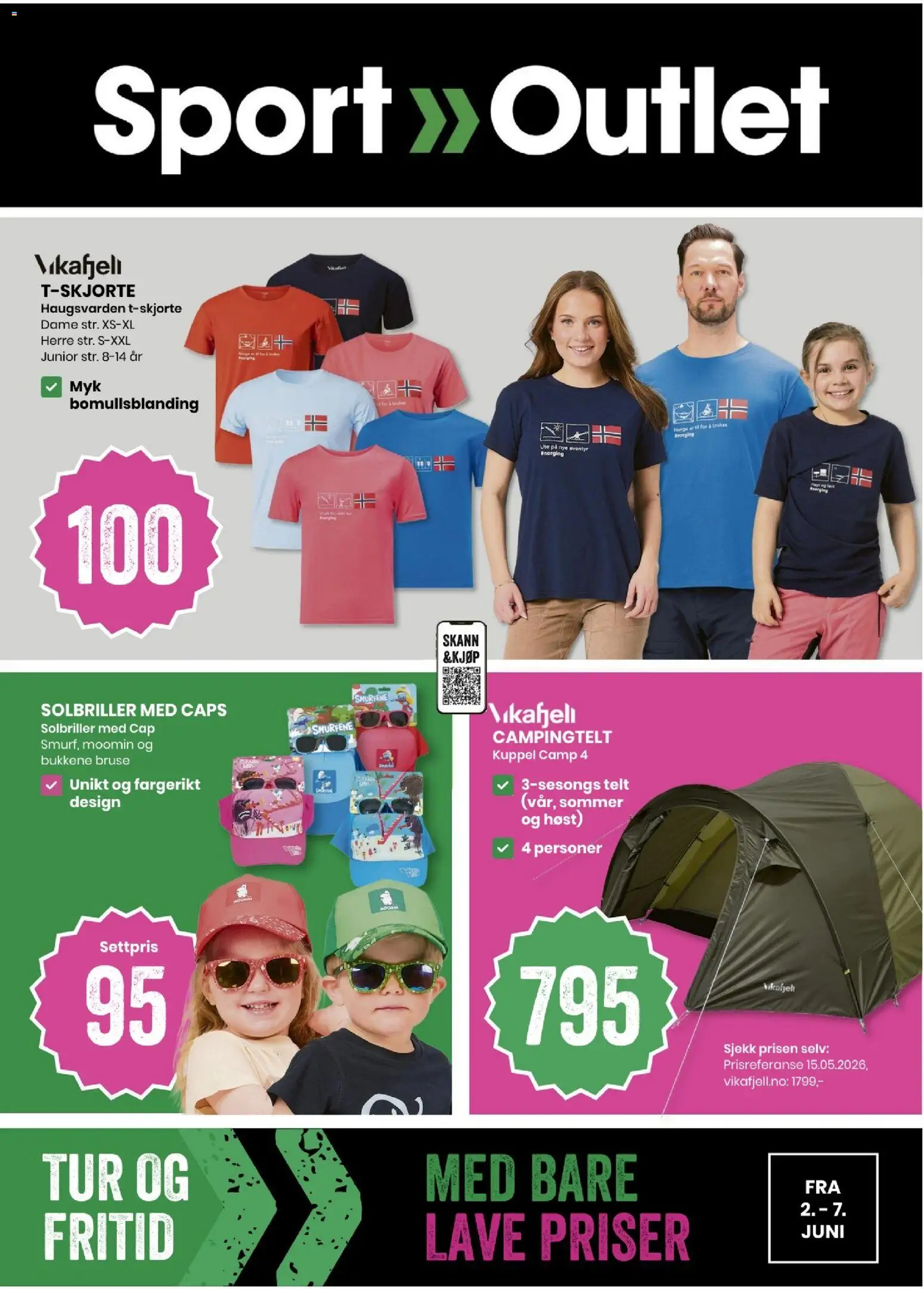 Forhåndsvis Sport Outlet kundeavis fra butikk Sport Outlet gyldig fra 02/06/2026
