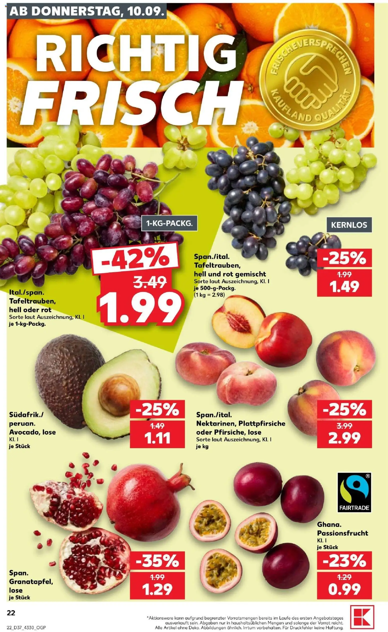 Vorschau von dem Prospekt des Geschäftes Kaufland, gültig ab dem 10.09.2026