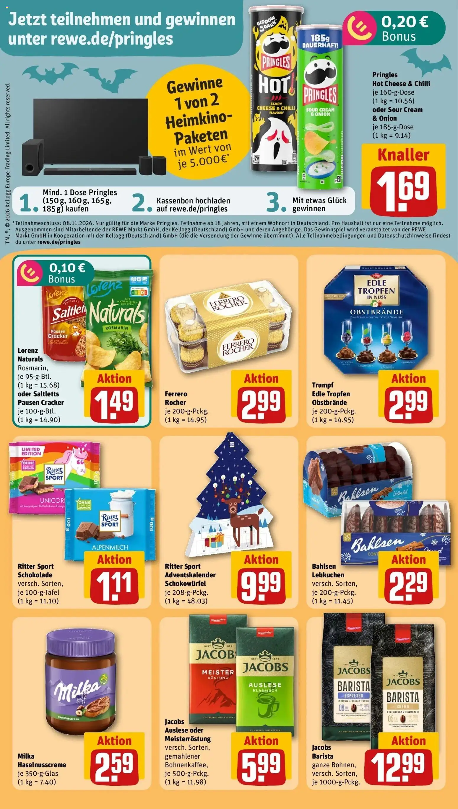 Vorschau von dem Prospekt des Geschäftes Rewe, gültig ab dem 26.10.2026