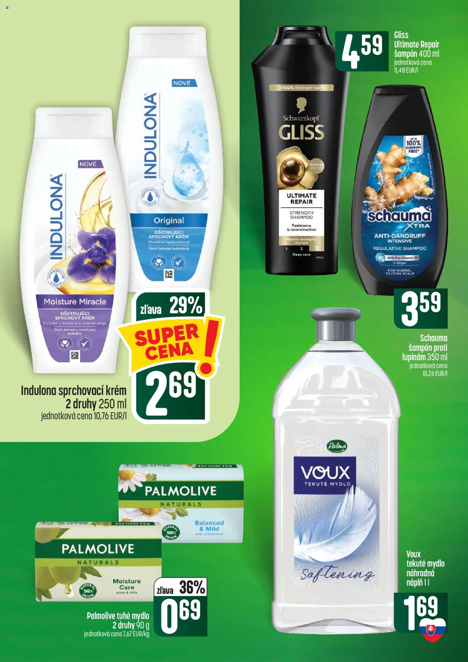 Náhľad COOP Jednota letáku platného od 01.10.2026 - Indulona, Šampón, Mydlo, Krém