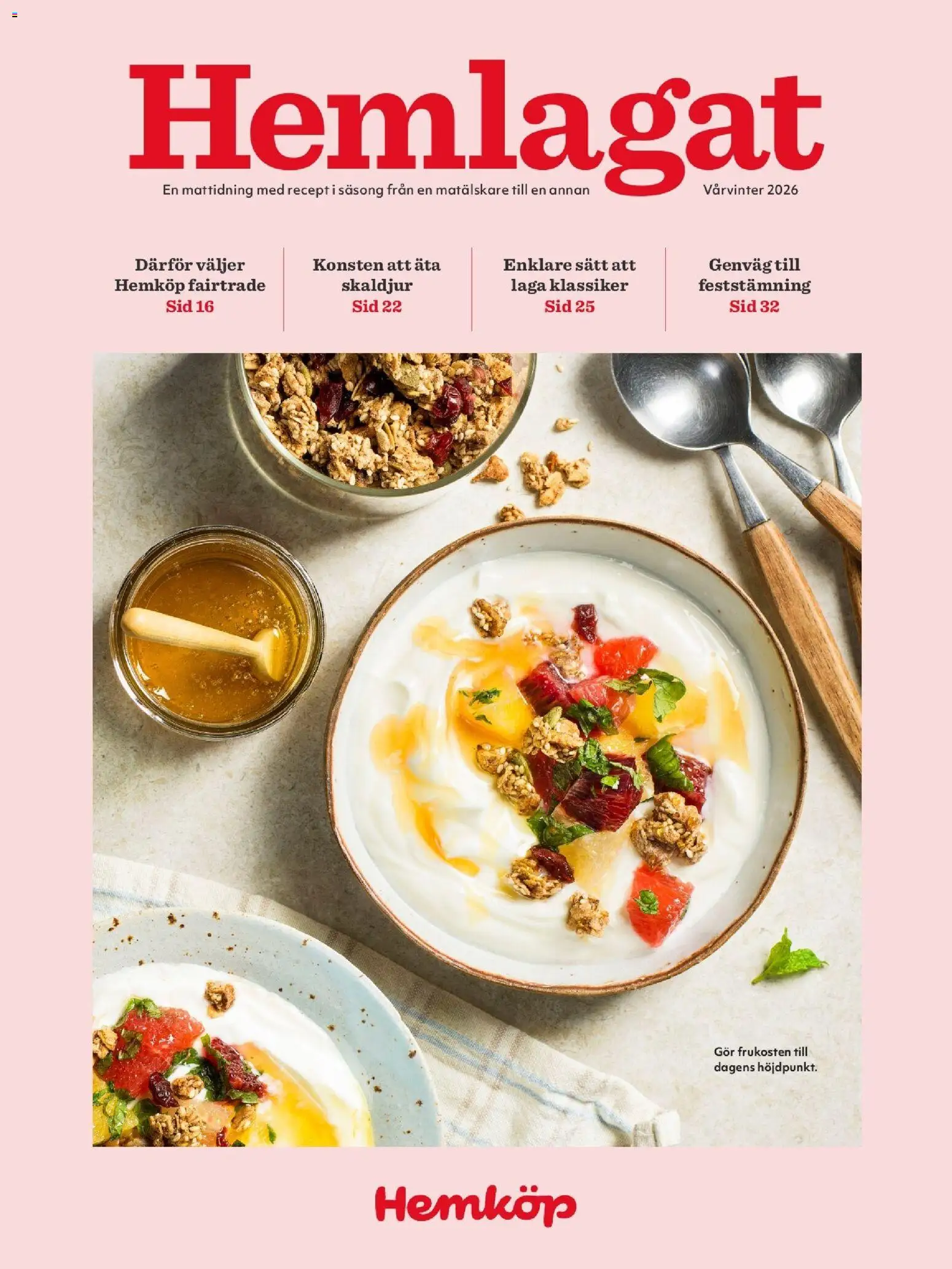 Förhandsgranska reklamblad Aktuella reklamblad Hemköp hemlagat från butik Hemköp gäller från 19/02/2026 - Skaldjur